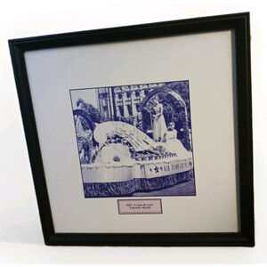 Vintage Dairy Queen Franchise Picture Framed